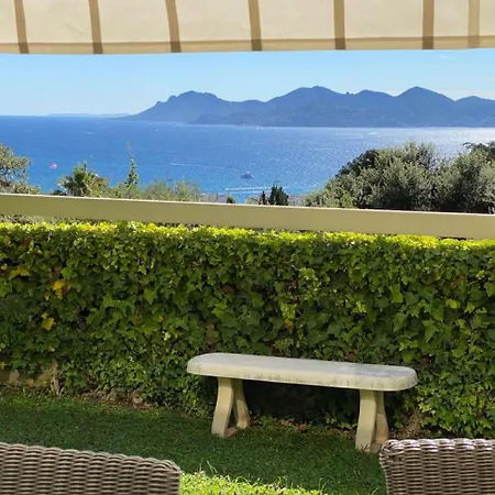 Appartement - Villa Le Saint Georges Avec Superbe Jardin Et Vue Mer Panoramique Cannes Buitenkant foto
